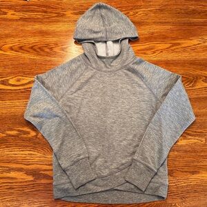 DANSKIN NOW Girls Youth Gray Long Sleeve Athletic Hoodie Medium M 7-8 School